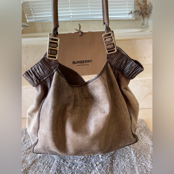 Burberry Leather Oversized Bag/Shopper - Picture 4 of 16